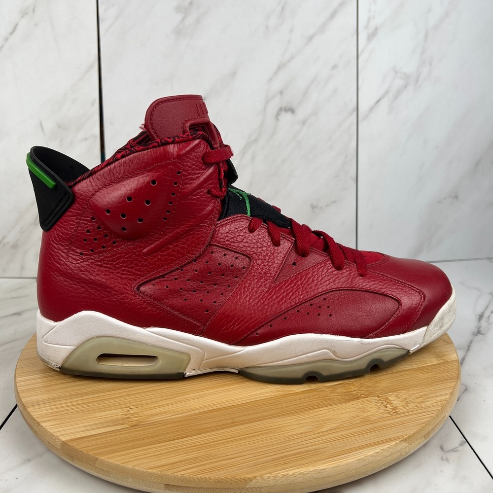 2014 Nike Air Jordan 6 Spizike History of Jordan Mens 13 Red Sneakers 694091-625